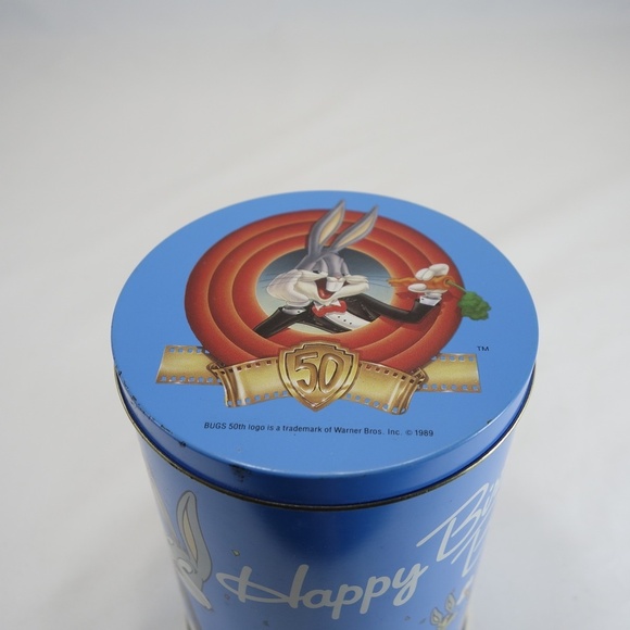 Brach's Bugs Bunny "Happy Birthday" 50th Anniversay Tin - Picture 5 of 8